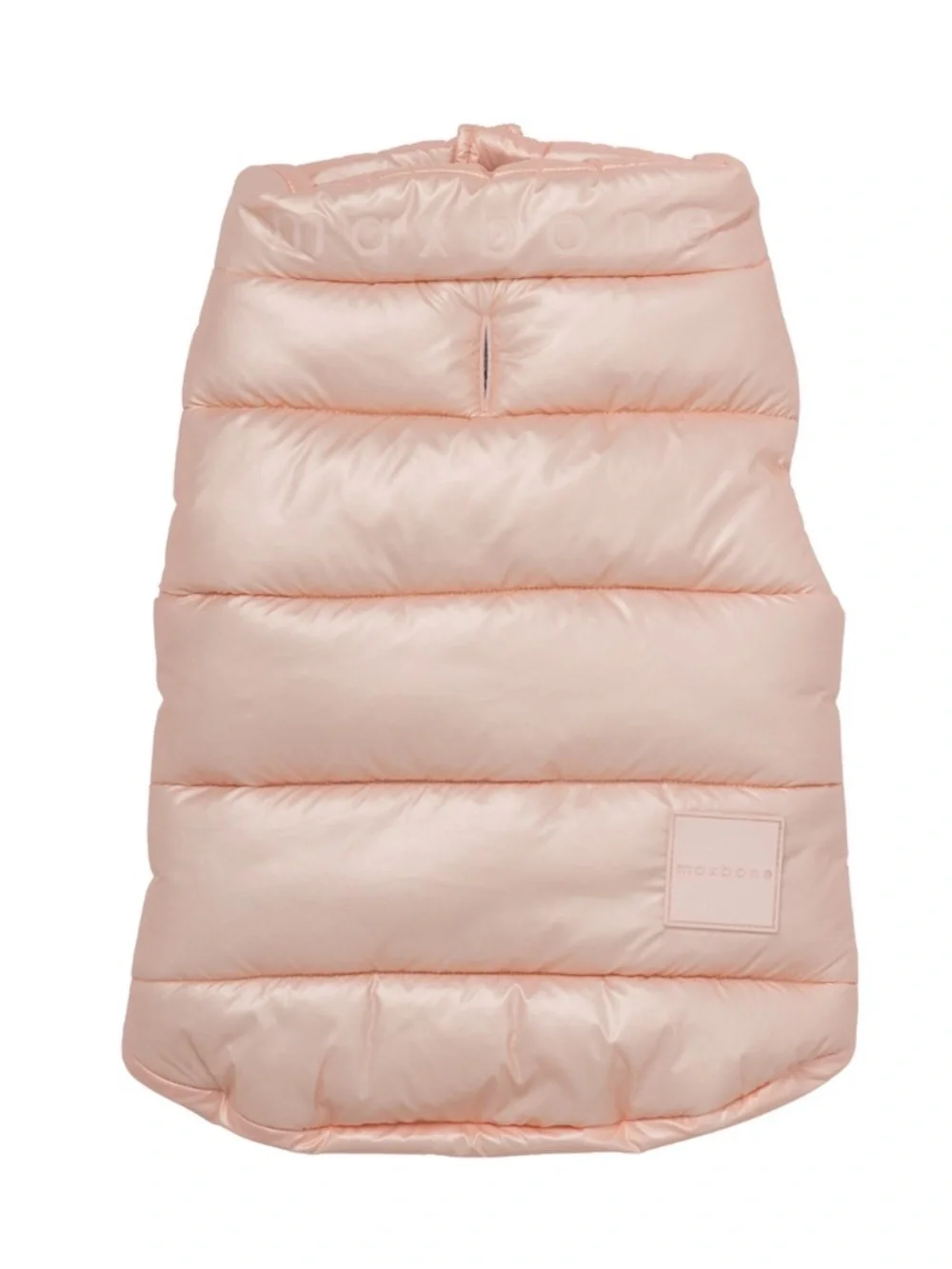 Maxbone Arabella Pink Metallic Dog Puffer Vest Size M
